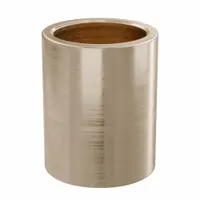 Sleeve Bearing: Bronze, SAE 841, 16 mm Bore, 20 mm OD, 25 mm Lg, 49,938 lb/sq in-fpm Max PV, 10 PK (MPN AAM1620-25B)