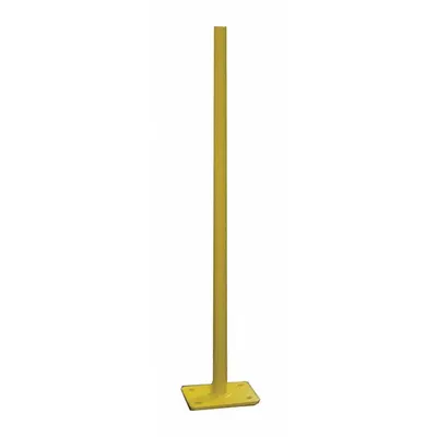 GARLOCK SAFETY SYSTEMS Gate Post: 38 1/2 in Post Ht, Galvanized, Steel, Yellow - Posts