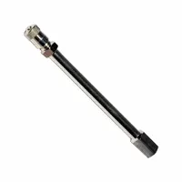 TRU-FLATE Valve Extension: Truck Extensions, Screwdriver Seal, Round, Chrome, 5 1/16 in Overall Lg (MPN 38-436-10)