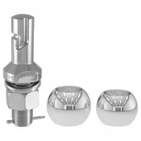Steel hitch ball with chrome finish. Dual ball diameters of 2 in and 1 7/8 in accommodate standard trailer couplers. Gross vehicle weight capacity of 3,500 lb to 6,000 lb. Used for towing trailers, boats, or equipment