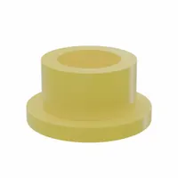 BUNTING BEARINGS Flanged Sleeve Bearing: PTFE, 1/2 in Bore, 3/4 in OD, 1/2 in Overall Lg, Yellow (MPN BJ5F081204)
