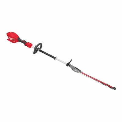 MILWAUKEE Hedge Trimmer: M18 Platform, 1 in Cutting Wd, 20 in Blade Lg, Double-Sided Blade - Battery-Powered Extended-Reach Hedge Trimmers