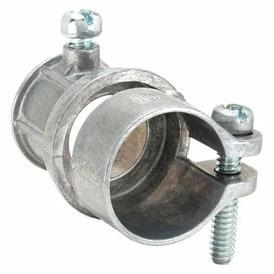 RACO Combination Conduit Coupling: Zinc, 1/2 in Trade Size, 1 19/32 in Overall Lg - Combination Conduit Couplings