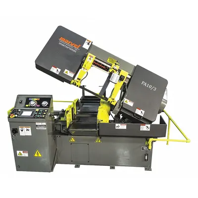 MARVEL Band Saw: Horizontal, 230V AC, 8 in x 11 1/4 in, 70 to 330 SFPM, 0° - Non-Mitering Automatic Horizontal Band Saws