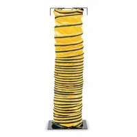 ALLEGRO Blower Ducting: 8 in Dia, 15 ft Lg, For Use With Blowers, Black/Yellow, Vinyl Polyester (MPN 9500-15)