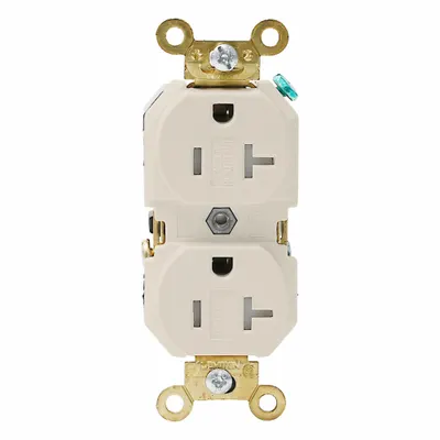 LEVITON Plugs and Receptacles: Duplex, 5-20, Blue, 125V AC, 20 A, 2 Pole / 3 Wire (MPN 5362-SGT) - General Purpose Receptacles