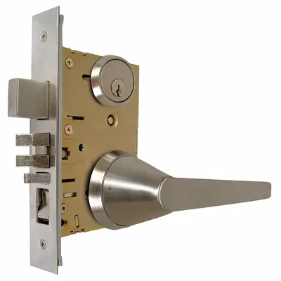 MARKS USA Door Lockset: Office Lever Locksets, Stainless Steel, ADA Compliant