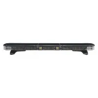 CODE 3 Mini Light Bar: Emergency Vehicle Mini Light Bar, Red/White, 18 W Watt, Clear, LED, Permanent (MPN 2747ACC-GRRW)