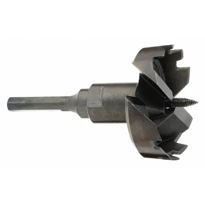 BOSCH Self Feed Drill Bit: 3 5/8 in Drill Bit Size, Hex, 7/16 in Shank Dia - Self-Feed Drill Bits