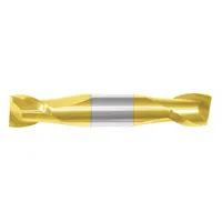APPROVED VENDOR Square End Mill: Carbide, TiN Coated, Double End, 2 Flute, 5/16" Mill Dia, 1/2" LOC (MPN 234-001091)