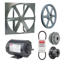 Exhaust Fan with Drive Package: Belt Drive, 30 in Blade, 1/4 hp, 7,096 cfm, 230/460V AC, 3 ph (MPN 7AD32)