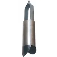 AMS Soil Auger Head: Carbon Steel Bail/Stainless Steel Cylinder, 5/8 in Connection Size, Threaded (MPN 400.04)