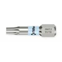 WERA Insert Bit: Insert Bit, T25 Bit Size, Imperial, Torx® Head, TX 25x25 Bit Industry Size, Std (MPN 05071035001)