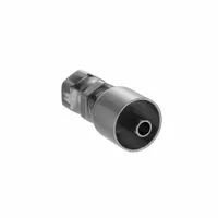 PARKER Hydraulic Crimp Fitting: Steel x Steel, Straight, -6 For Hose Dash Size, Female x Genderless (MPN 1GU43-6-6)