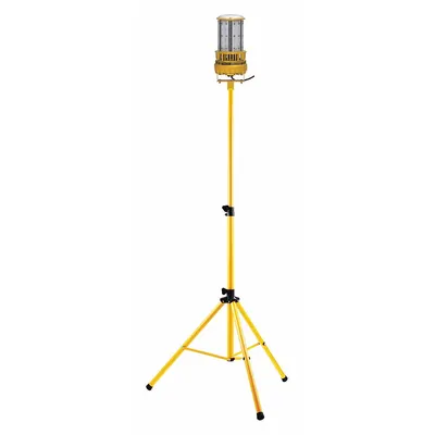 SOUTHWIRE Temporary Job Site Light: LED, 15,000 lm Max Brightness, 87.75 in Max Ht - Tripod Stand Lights