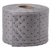 BRADY SPC ABSORBENTS Sorbent Roll: Gray, Polypropylene, 50 ft Roll Lg, 7 1/2 in Roll Wd, Bale (MPN SRP75P)
