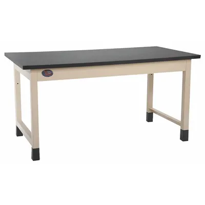 PRO-LINE Workbench: Fixed Ht, Epoxy Resin, 72 in x 30 in, 1,000 lb Overall Load Capacity - Open-Base Workstations