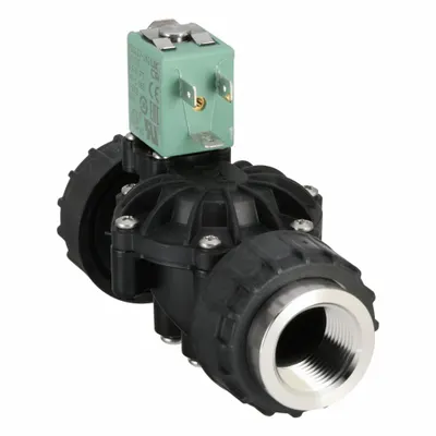 ASCO Solenoid Valve: 2-Way, Normally Closed, 3/4 in Pipe Size, 24V DC, High Pressure and Temp - 2-Way/2-Position, Normally Closed Solenoid Valves