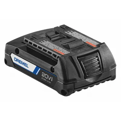 DREMEL Battery: 20V MAX*, 2 Ah, Battery Included - Assorted Brands Cordless Tool Batteries