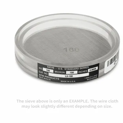 ADVANTECH Ultrasonic Test Sieve: Stainless Steel, 3 1/2 in Outside Dia - Ultrasonic Test Sieves