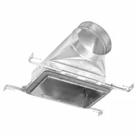 Vent Boot Hanger: 90° Boot Boot, 6 in Dia. 6 in H x 6 in W Collar Size, 6 in Compatible Register Ht (MPN SBS-6106 NB)