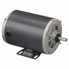 Open drip proof (ODP) enclosure protects against falling liquids. Rigid base mount for stationary applications. Suitable for powering pumps, fans, conveyors, and other industrial machinery requiring 1/4 hp at 1,725 RPM.