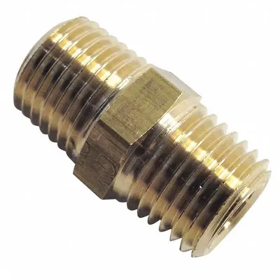 LEGRIS Metal Pipe Straight: Straight, 1 in x 1 in - Threaded High-Pressure Pipe Fittings