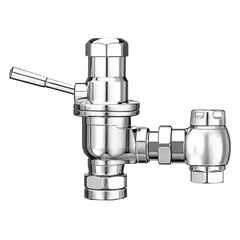 Exposed top-spud toilet flush valve with 3.5 gallons per flush. Rough-in of 11-1/2 inches. For commercial restroom installations.