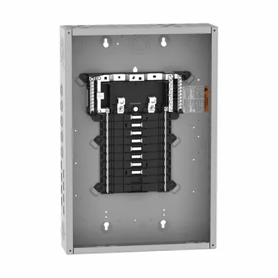 SQUARE D Load Center: 125 A Amps, 120/240V AC, 16 Spaces, 65 kA, 8 Max. No. of Tandem Breakers - Square D QO - Main Lug, Convertible, Plug-On Neutral Load Centers