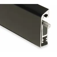 NATIONAL GUARD Automatic Door Bottom: Single Fin Insert, Aluminum, 36 in Lg, 2 1/4 in Wd, Aluminum (MPN 220NDKB-3)