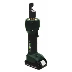 This cordless bolt cutter operates on the Makita 18V LXT platform and includes two 4 Ah batteries and a charger. It cuts threaded rods from 1/16 to 5/16 inches, suitable for electrical, construction, and maintenance tasks requiring clean cuts on metal rods.