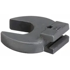 Open end torque wrench head for applying precise torque in confined spaces. Size: 15/16 in. Drive size: 1-5/16 in. Interchangeable design compatible with torque wrenches accepting interchangeable heads.
