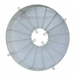This steel fan guard set includes one rear section with a beige powder-coated finish. It is designed for use with industrial and ceiling fans to provide protection from rotating blades. Suitable for warehouses, factories, and commercial spaces.