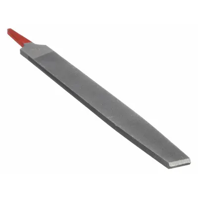 SIMONDS Machinists File: Rectangular, Smooth Cut, 14 in Lg without Tang, 1 5/16 in Wd - Tapered Double-Cut Rectangular Files