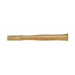 Replacement handle for claw hammers, accommodating head weights from 20 to 24 oz with a maximum of 26 oz and a 1 1/16 in eye opening length. Includes one wood wedge for installation. Used in construction, framing, and general maintenance to replace worn or broken handles.