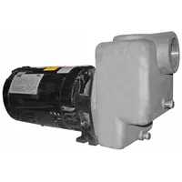 Centrifugal Pump: Self-Priming, 208-230/460V AC, 72 ft Max Head, 2 in Compat Intake and Disch