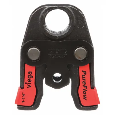 RIDGID Press Jaw: 1 1/4 in Pipe, PEX, For Viega Pureflow - Jaws & Rings for Standard & Extended Press Tools