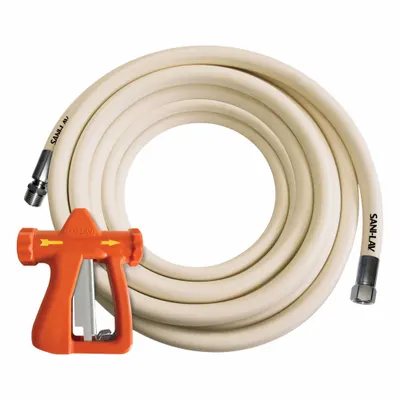SANI-LAV Spray Nozzle with Hose: 3/4 in Connection Size, FGHT, EPDM/Stainless Steel - Replacement Nozzles