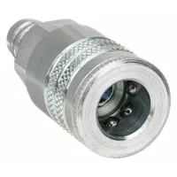 PARKER Quick Connect Hose Coupling: 3/8 in Body Size, 1/2 in Hose Fitting Size, Sleeve, Male (MPN 24-6B)