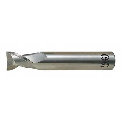 OSG Corner Radius End Mill: Carbide, 2 Flute, 7/32" Mill Dia, 3/8" LOC, 0.02" Rad - Carbide Corner-Radius End Mills for Aluminum
