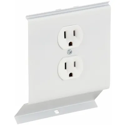Dayton Receptacle, Duplex: 120V AC, Residential Baseboard Heaters, Provides 120V Outlet - Accessories for Electric Baseboard Heaters