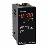 TEMPCO Temperature Controller: TEC-8100, 1/8 DIN Size, Universal, PID, 90 to 250V AC, Digital, 0.1 (MPN TEC34034)