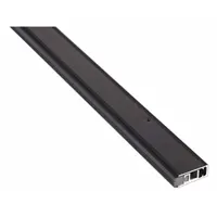 NATIONAL GUARD Door Weatherstripping: Screw-In Mounting, Silicone, 7 ft Overall Lg, Black (MPN 107SDKB-84)