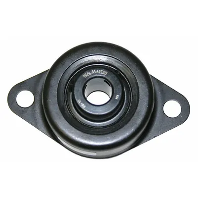 SEALMASTER 2 Bolt Flange Bearing: Radial Ball, 1 1/4 in Bore, Steel, Set Screws - Stamped Steel Flange-Mount Ball Bearings