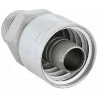 AEROQUIP Hydraulic Crimp Fitting: Steel x Steel, Straight, -10 For Hose Dash Size, Male x Genderless (MPN 1A10BP10)