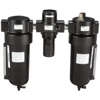 SPEEDAIRE Filter/Regulator/Lubricator: 3/4 in NPT, 160 cfm, 250 psi Max Op Pressure, 5 micron