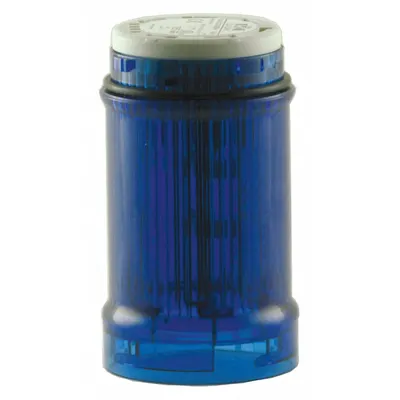 EATON Tower Light Module: Strobe, 110/120V AC, Blue, 43 mm Overall Dia, 2 1/4 in Overall Ht - Strobe Light Modules