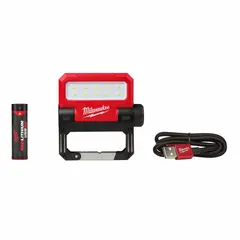 This magnetic mount LED flood light provides three brightness levels for task lighting in vehicle repair, equipment servicing, and confined spaces. It operates on 5V DC power and features a single lamp head with an IP54 rating for dust and splash resistance.