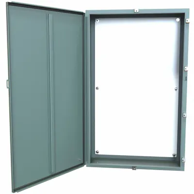 HAMMOND Electrical Enclosure: Steel, 48 in x 30 in x 10 in, NEMA 12/13/3R/4, w/Panel - Steel Washdown Enclosures