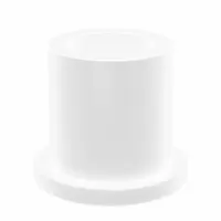 OILITE Flanged Sleeve Bearing: PTFE, 5/16 in Bore, 7/16 in OD, 1/2 in Overall Lg, White, 10 PK (MPN VF-0507-04B)
